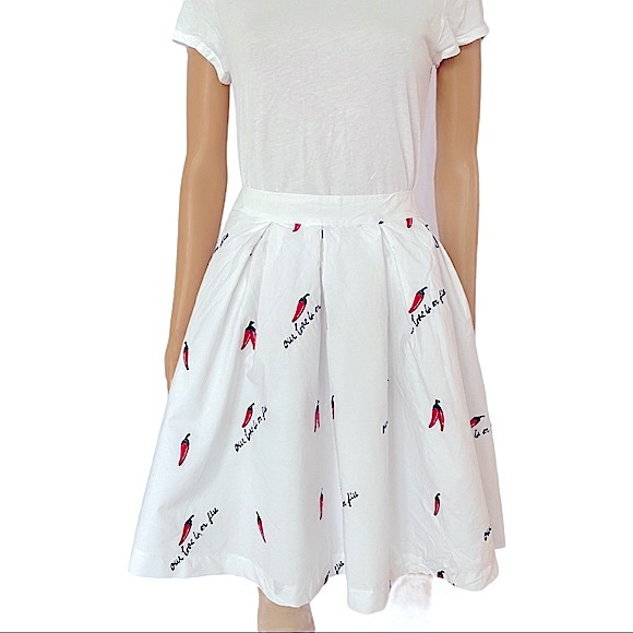Endless Rose White A line Skirt Women Size M - Picture 7 of 14